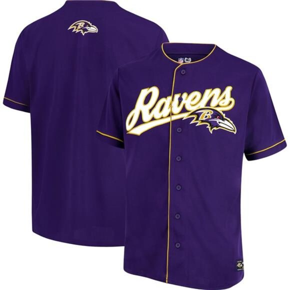 Other - Ultra Game NFL Mens Game Day Button Down Baseball Mesh Jersey Shirt